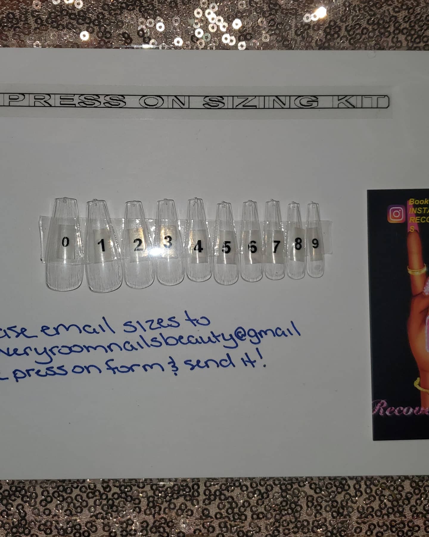 Press-On Nails ๐
๐พ Sizing Kit