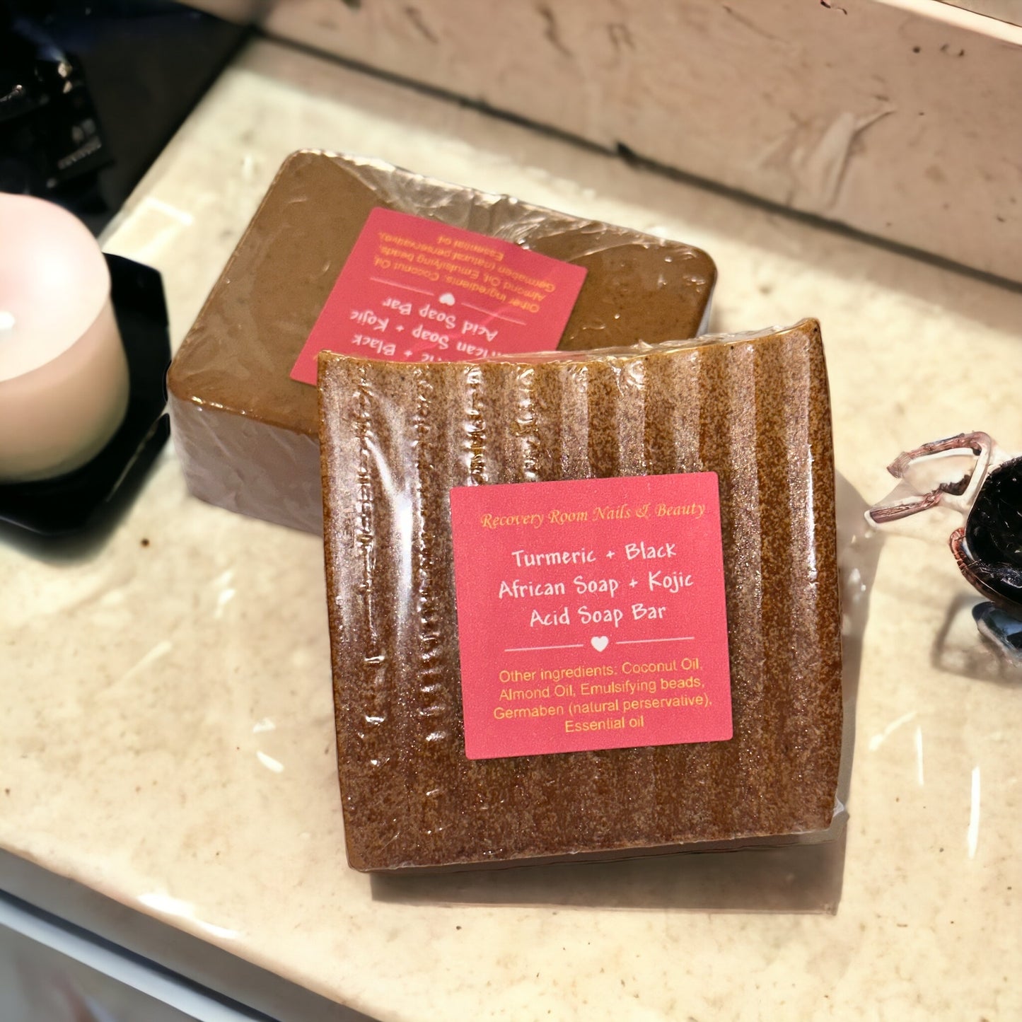 Turmeric+Kojic Acid+Black African Soap Bar