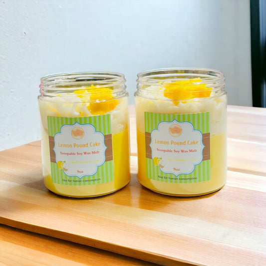 Lemon Pound Cake Scoopable Soy Wax Melt