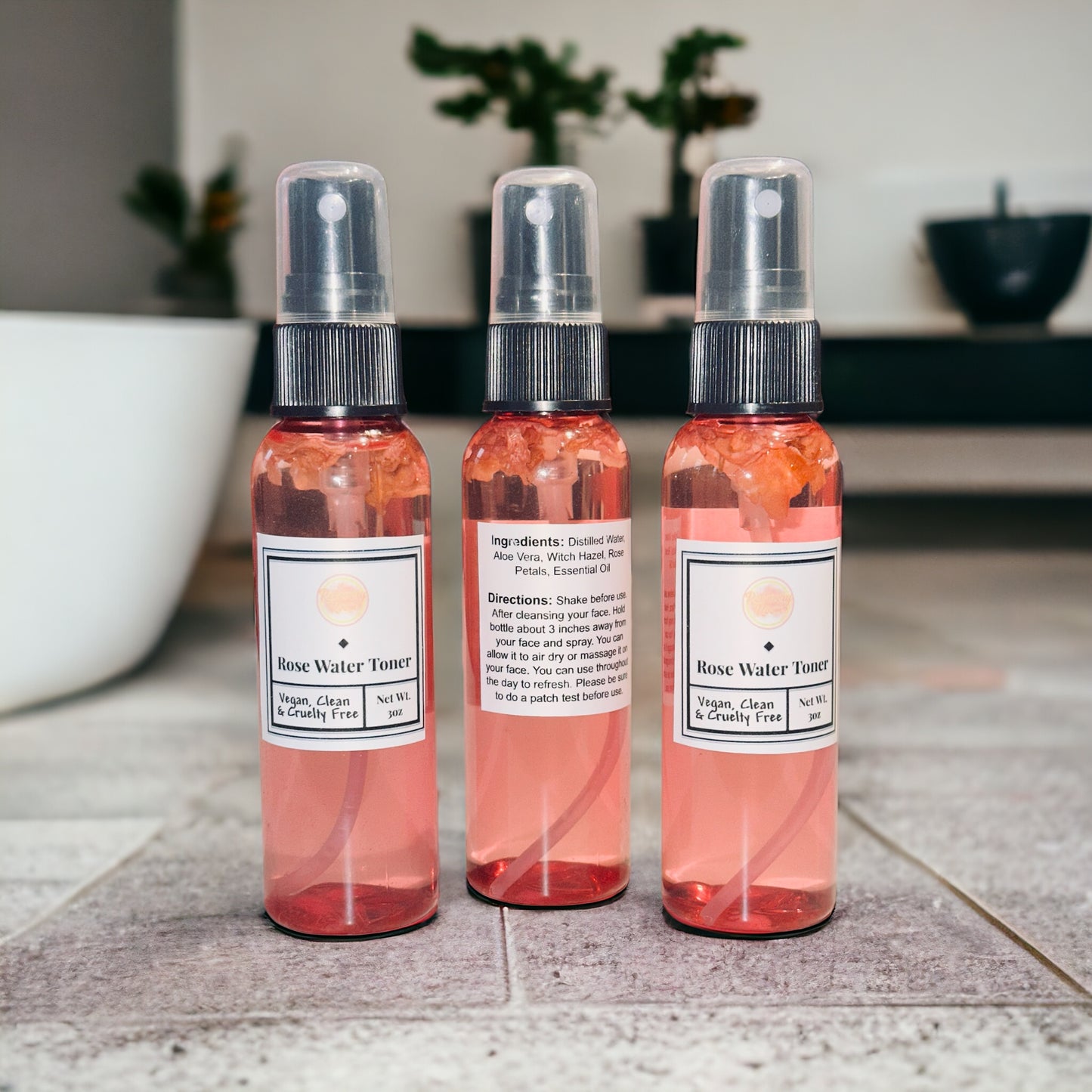 Rose Water Face Toner Mist